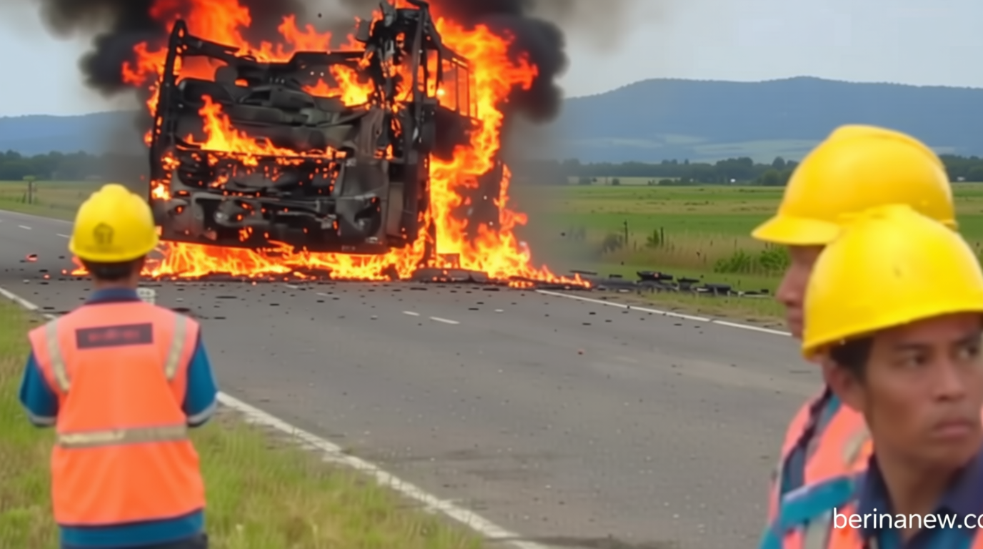 Historic Moment: Kasus Kecelakaan Maut Bus ALS Vs Truk Tangki di Muratara Naik ke Penyidikan