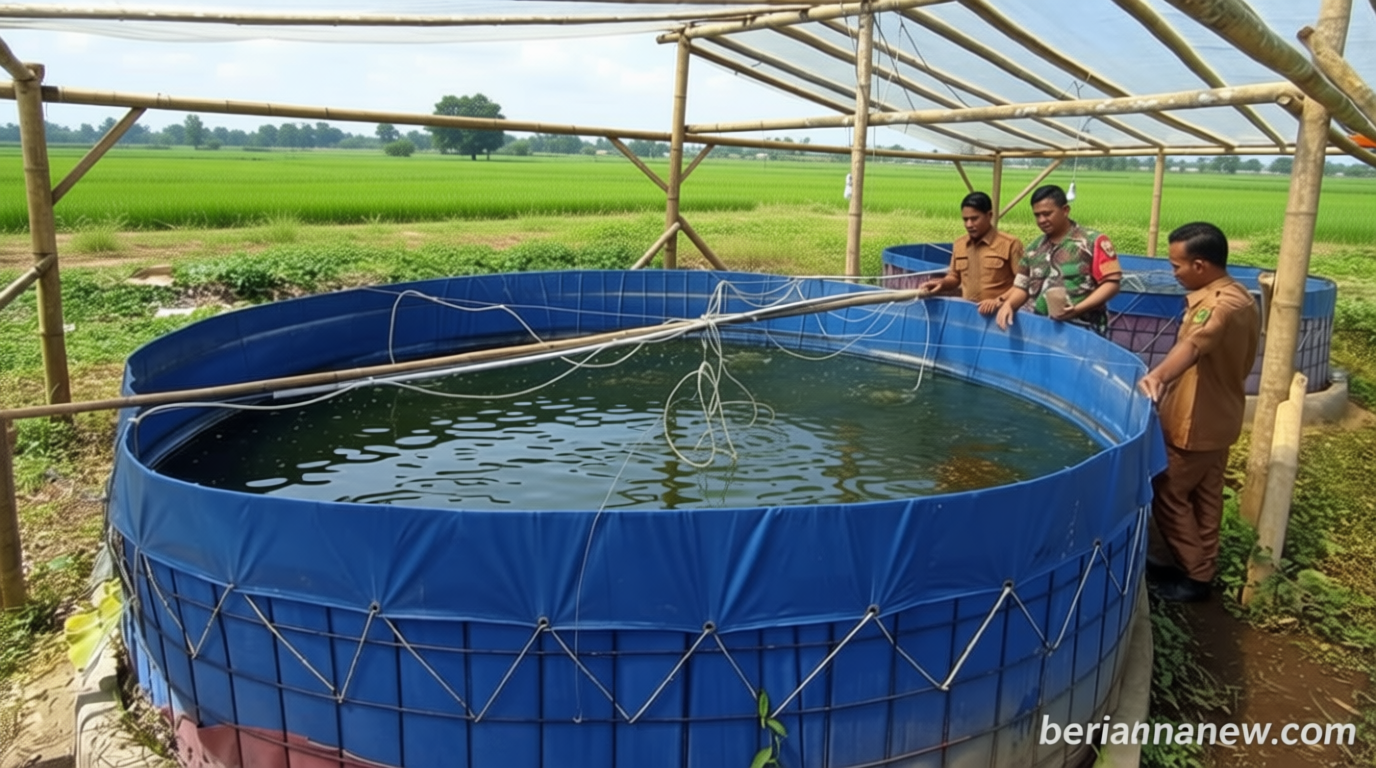 Kodim Rejang Lebong Gencarkan Budidaya Ikan Nila Bioflok, Wujudkan Ketahanan Pangan Masyarakat