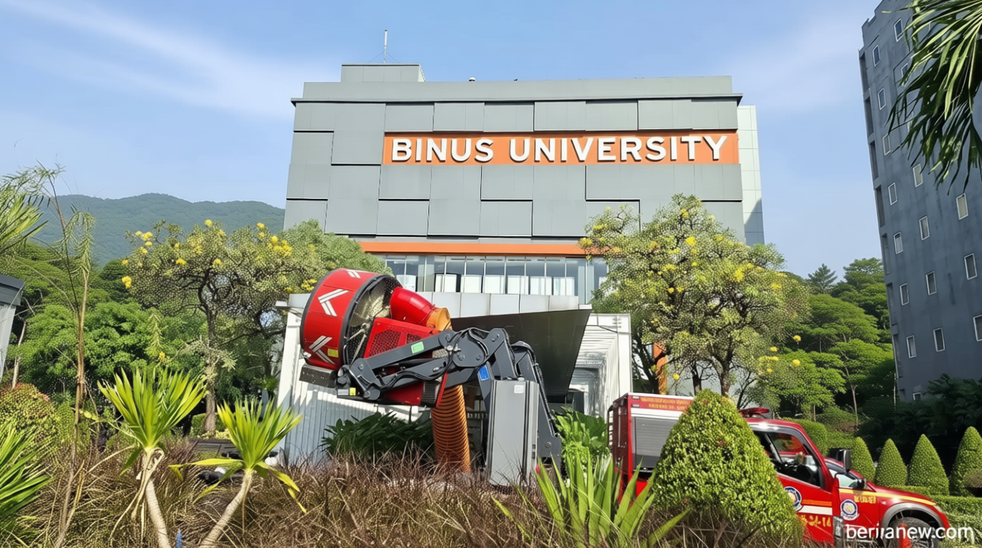 Polisi Selidiki Penyebab Kebakaran di Auditorium Binus