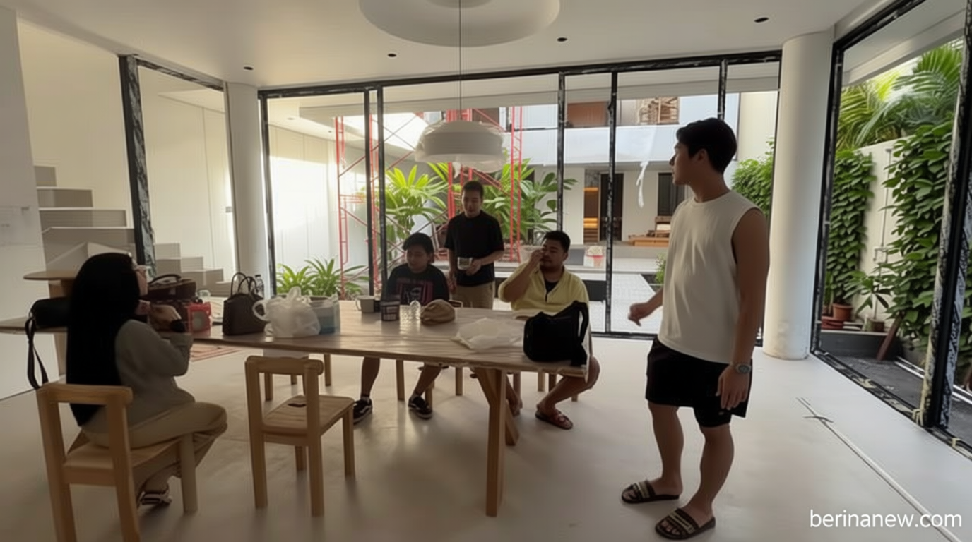 Intip Desain Dapur dan Meja Makan Villa Lesti Kejora di Bali, Konsep Minimalis Elegan