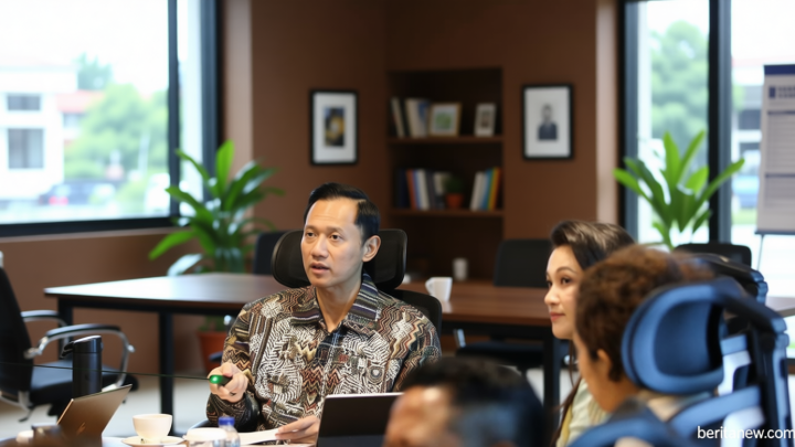 Main Agenda: Menko AHY Terima Gubernur Sherly Tjoanda, Bahas Percepatan Koridor Strategis Trans Kie Raha