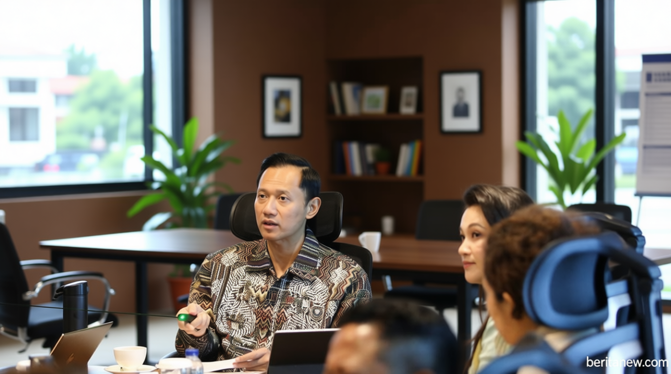 Main Agenda: Menko AHY Terima Gubernur Sherly Tjoanda, Bahas Percepatan Koridor Strategis Trans Kie Raha