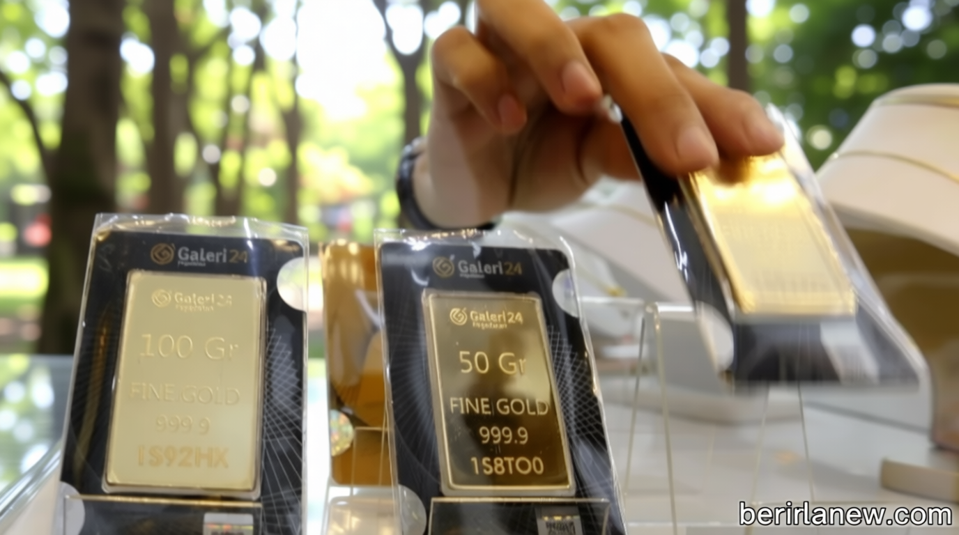 Harga Emas di Pegadaian Kompak Naik – Antam Sentuh Rp2,96 Juta per Gram