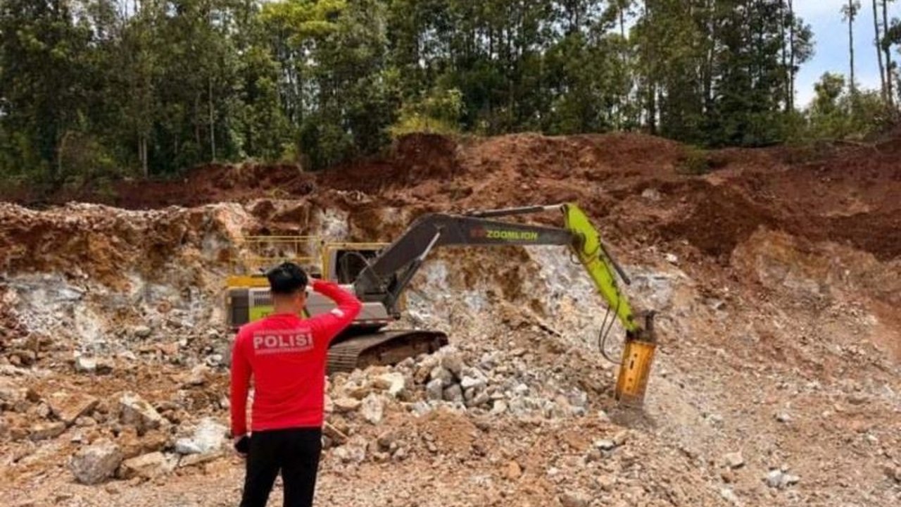 Polda Sultra Sita Tiga Alat Berat dalam Penindakan Penambangan Ilegal di Kolaka