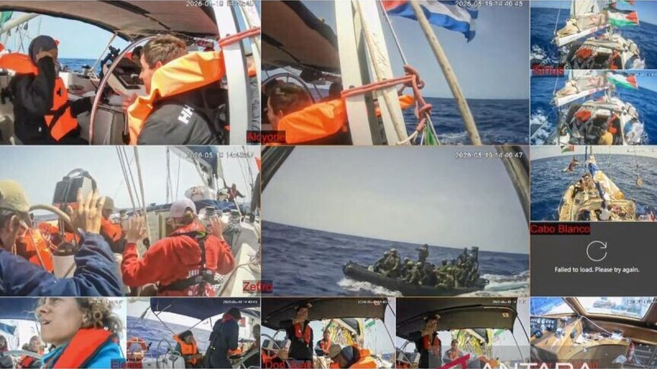 Puluhan Kapal Gelar Aksi Protes KTT G7 di Danau Jenewa, Soroti Isu Gaza
