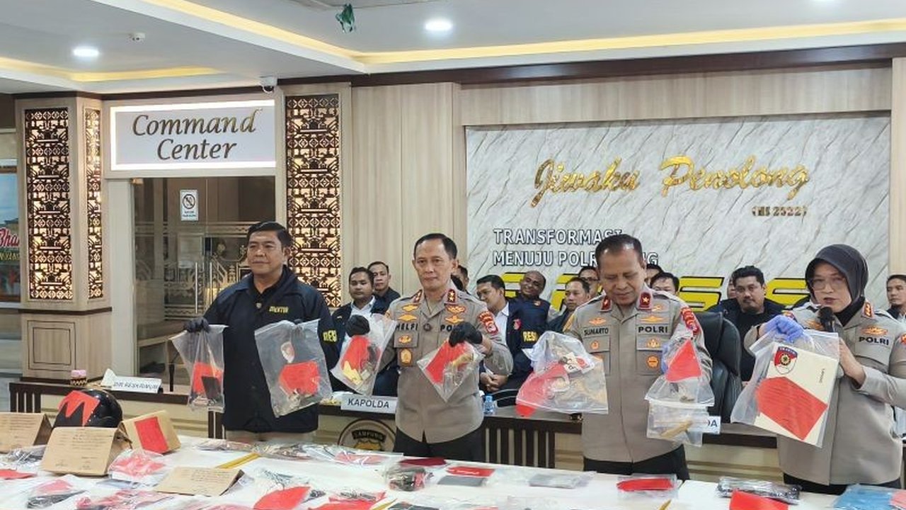Polda Lampung Dalami Asal Usul Granat Ditemukan Saat Buru DPO Kriminal