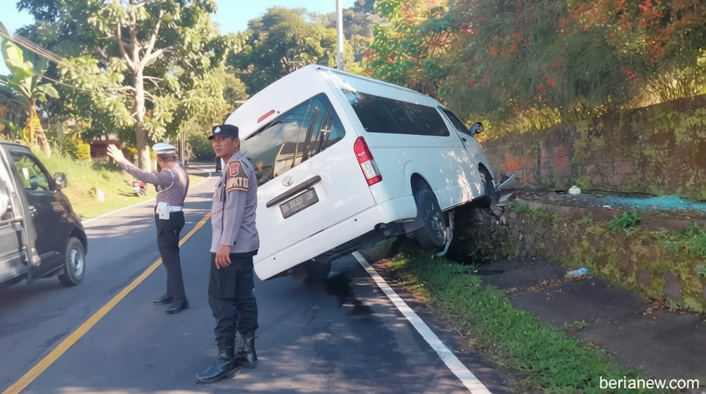 Historic Moment: Tabrakan Minibus dan Pikap di Buleleng, Dua Orang Meninggal Dunia