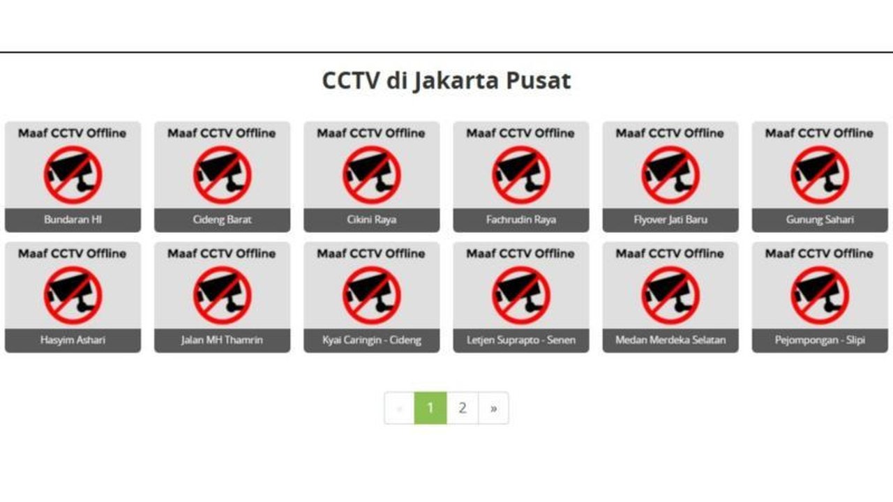 Kenapa CCTV Sudirman-Bundaran HI Mati saat Demo Mahasiswa? Begini Penjelasan Pemprov DKI