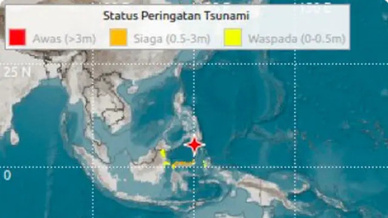 BMKG Keluarkan Peringatan Tsunami, Berikut Wilayah yang Perlu Siaga