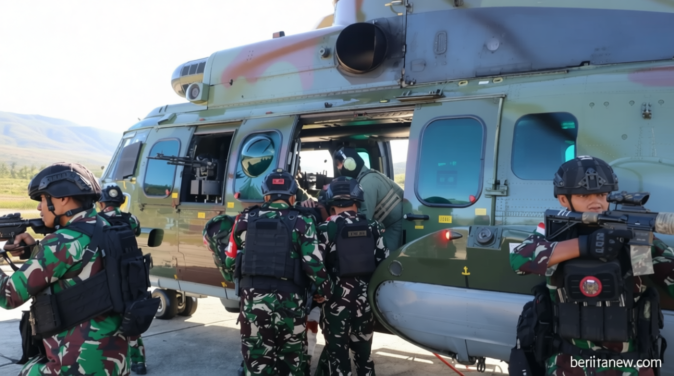 Tinjau Latihan Kesiagaan II Kodau III ‘Maleo Perkasa’ 2026, Kaskoopsudnas Apresiasi Profesionalisme Prajurit