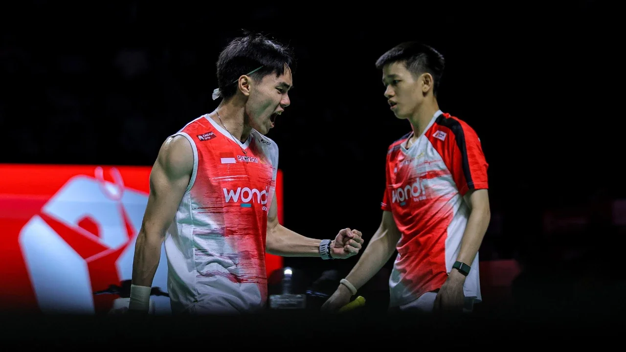 FOTO: Raymond/ Nikolaus Melaju ke Final Indonesia Open 2026