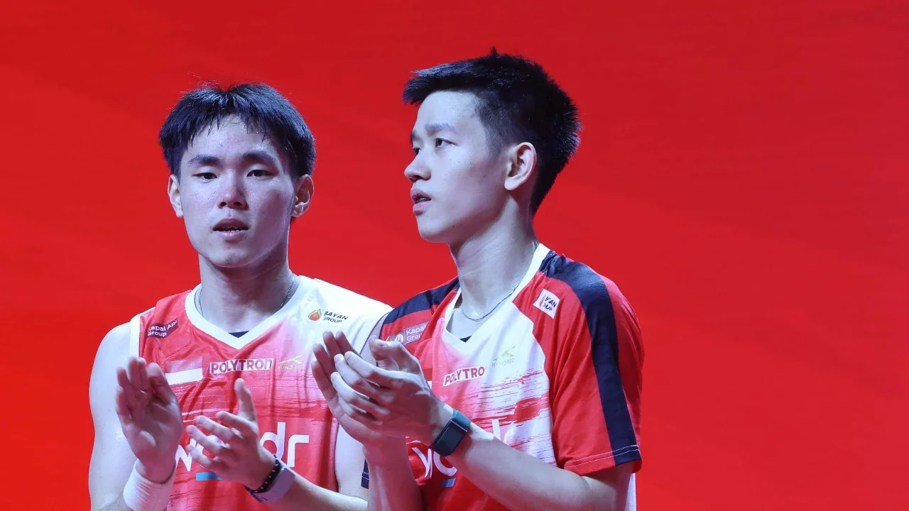FOTO: Ganda Putra Indonesia Gagal Akhiri Puasa Gelar di Indonesia Open 2026