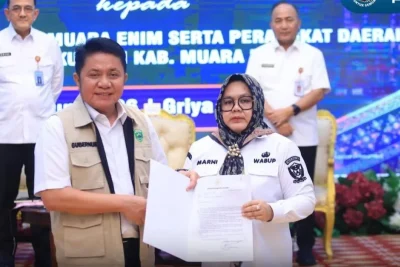 New Policy: Usai Edison Jadi Tersangka Korupsi, Sumarni Resmi Menjabat Plt Bupati Muara Enim