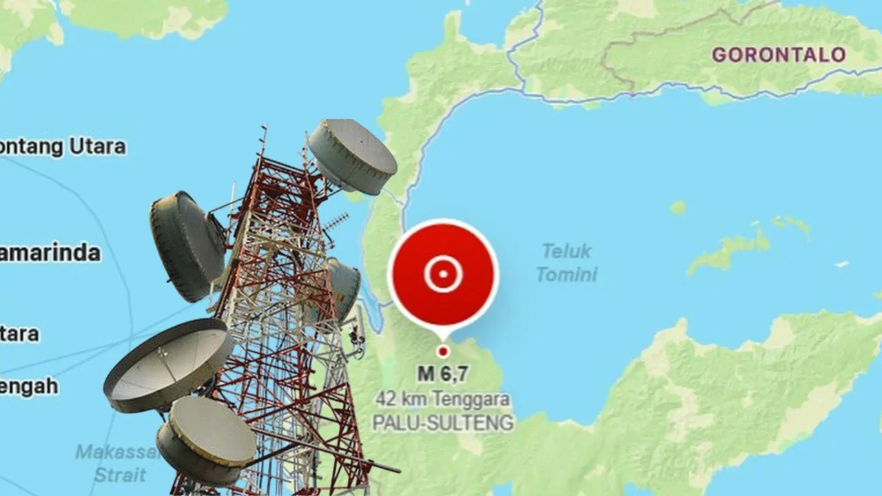 8 BTS Telekomunikasi Pulih Usai Sulteng Diguncang Gempa