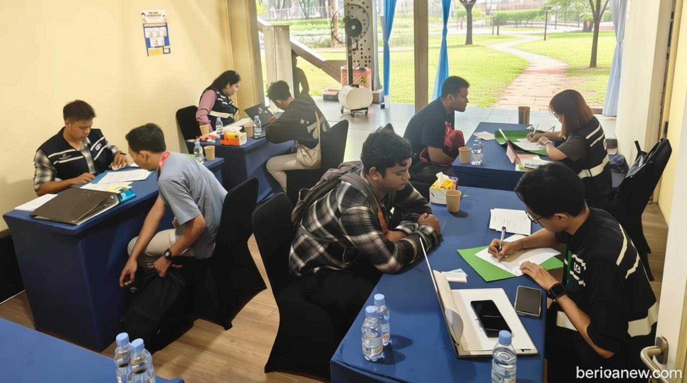 Historic Moment: Hari Pertama Dibuka Kembali, Posko Blok 15 Terima 102 Laporan Pekerja Eks Hotel Sultan