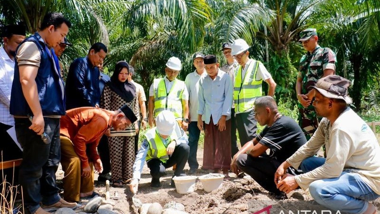 Pemkab Aceh Barat Mulai Pembangunan Rumah Dhuafa, Libatkan Forum Tokoh Peduli