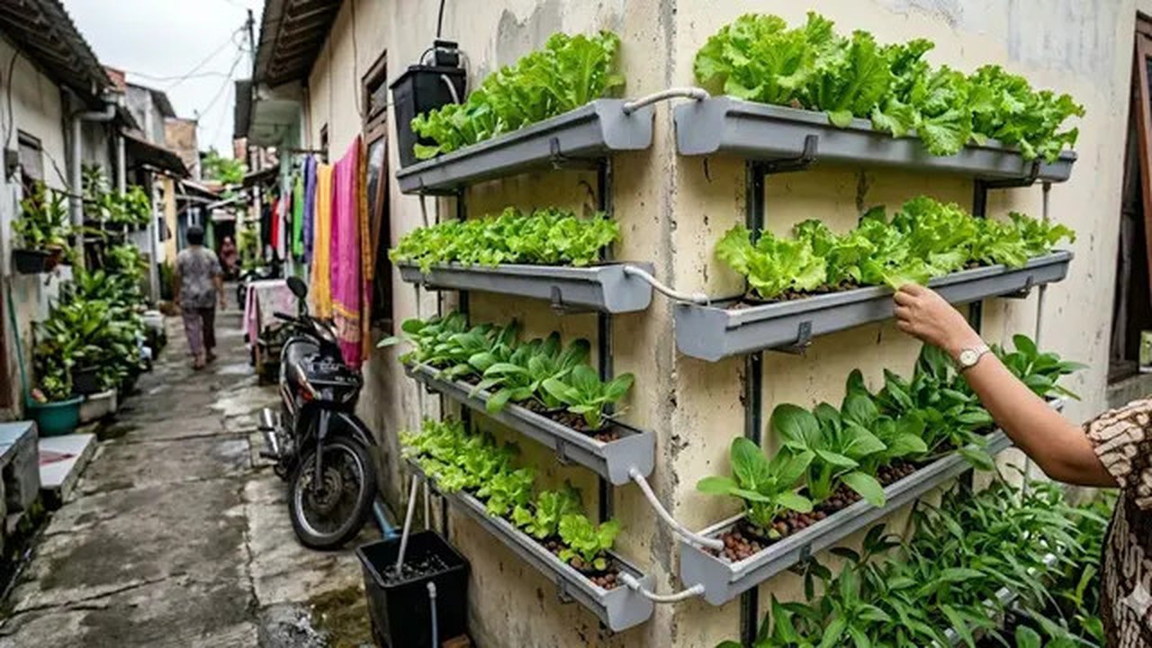 7 Ide Kebun Mini Hidroponik untuk Rumah di Gang Sempit, Ciptakan Ruang Hijau di Lahan Terbatas