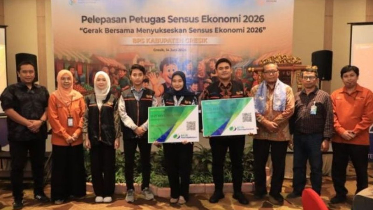 BPS Gresik Kerahkan 1.095 Petugas untuk Sukseskan Sensus Ekonomi 2026 Gresik
