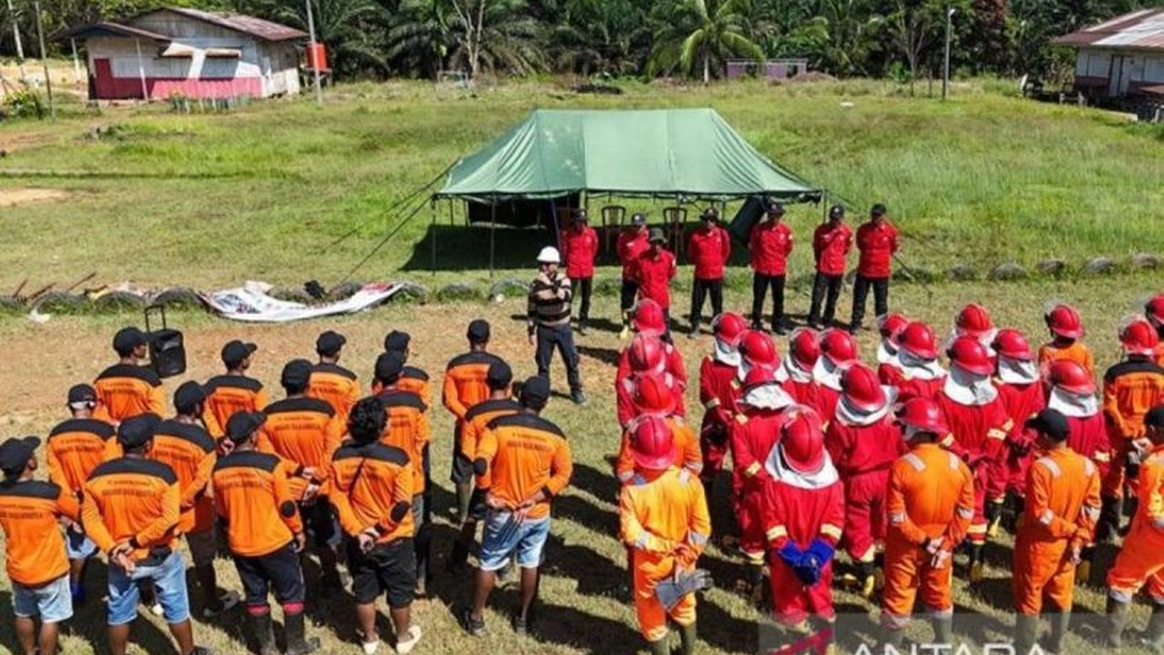 Tingkatkan Kesiapsiagaan, Tiga Perusahaan Gelar Bimtek Karhutla Kapuas untuk 90 Karyawan