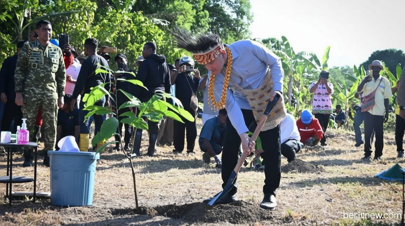 Wapres Gibran Tanam Kakao Manokwari Selatan, Perkuat Potensi Industri Nasional
