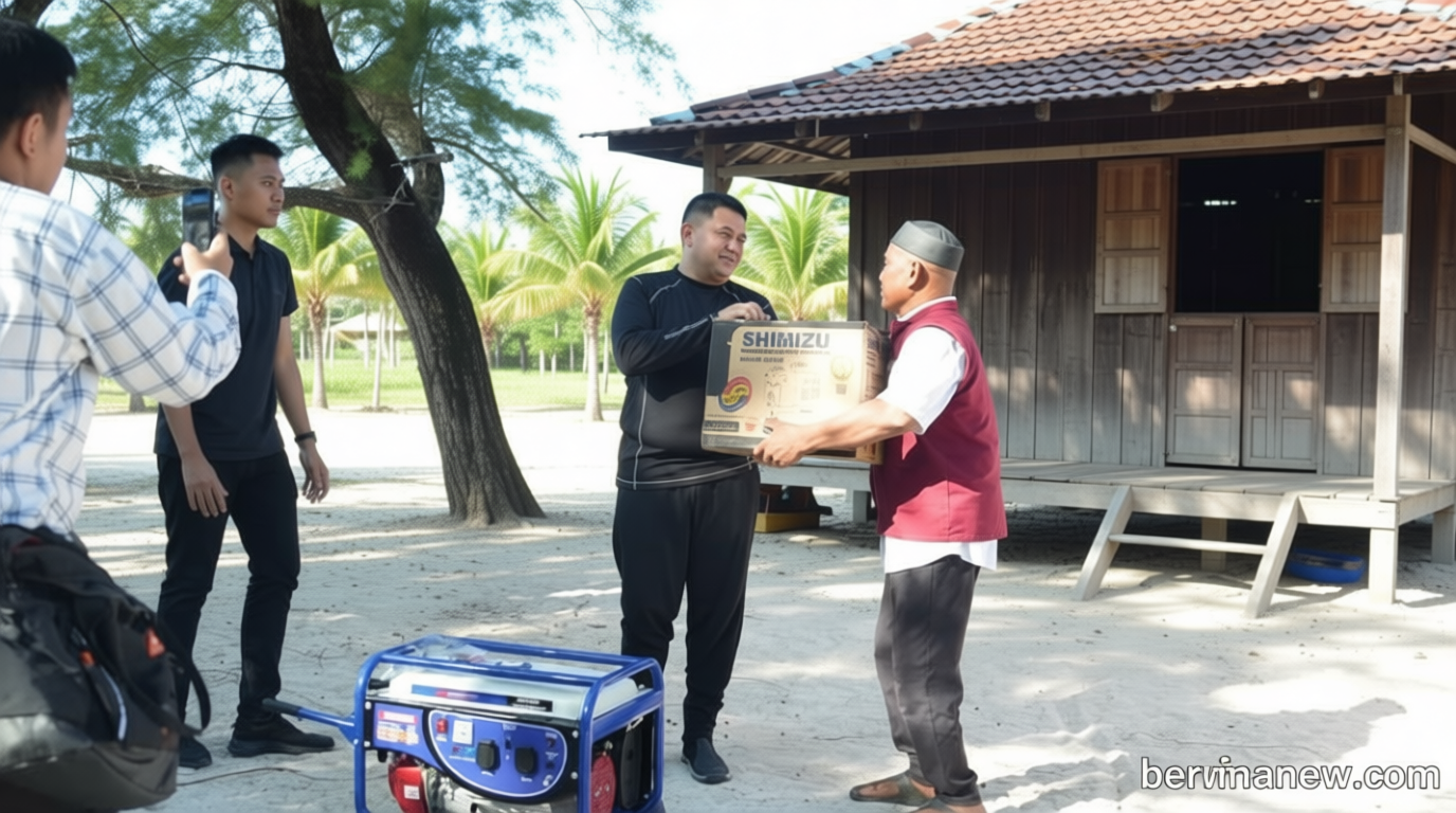 Pererat Sinergi, Polda Sulsel dan Pemkot Makassar Salurkan Bantuan di Pulau Lanjukang