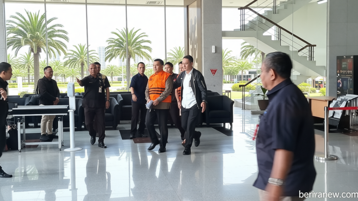 Historic Moment: KPK Tahan Wamen Imipas Silmy Karim Usai Menyerahkan Diri