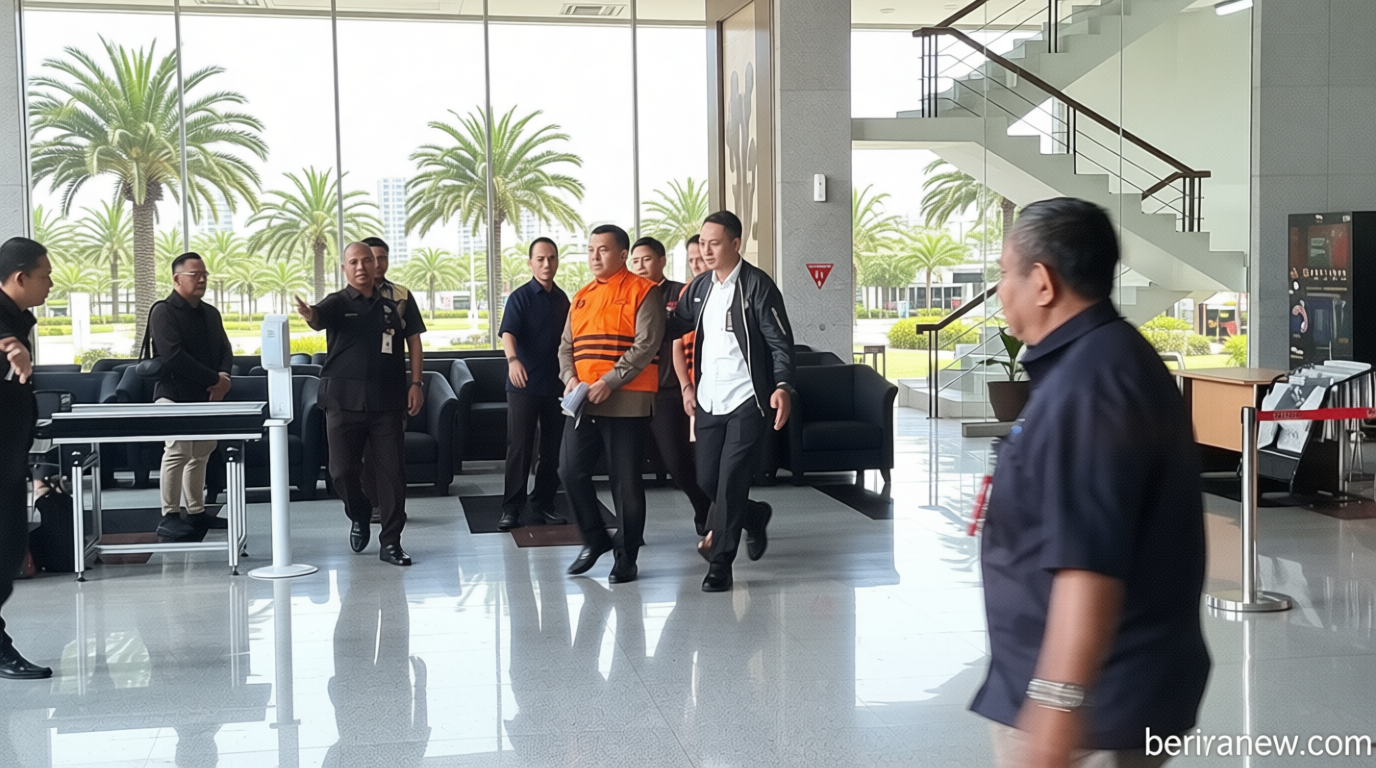 Historic Moment: KPK Tahan Wamen Imipas Silmy Karim Usai Menyerahkan Diri