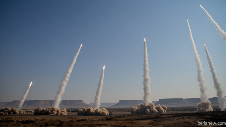 Key Strategy: Balas Serangan AS, Rudal Iran Bombardir Pangkalan, Radar hingga Kapal Amerika di Irak dan Teluk Persia