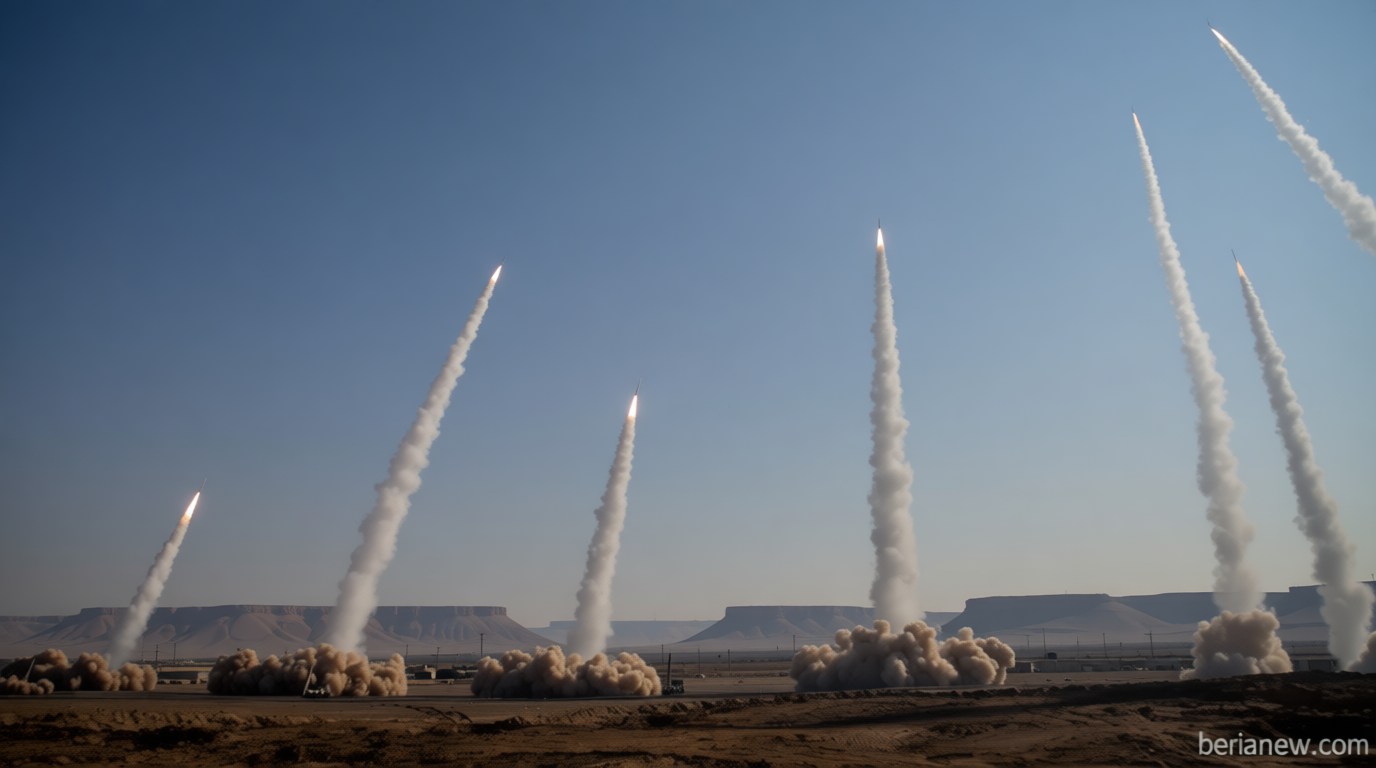 Balas Serangan AS, Rudal Iran Bombardir Pangkalan, Radar hingga Kapal Amerika di Irak dan Teluk Persia