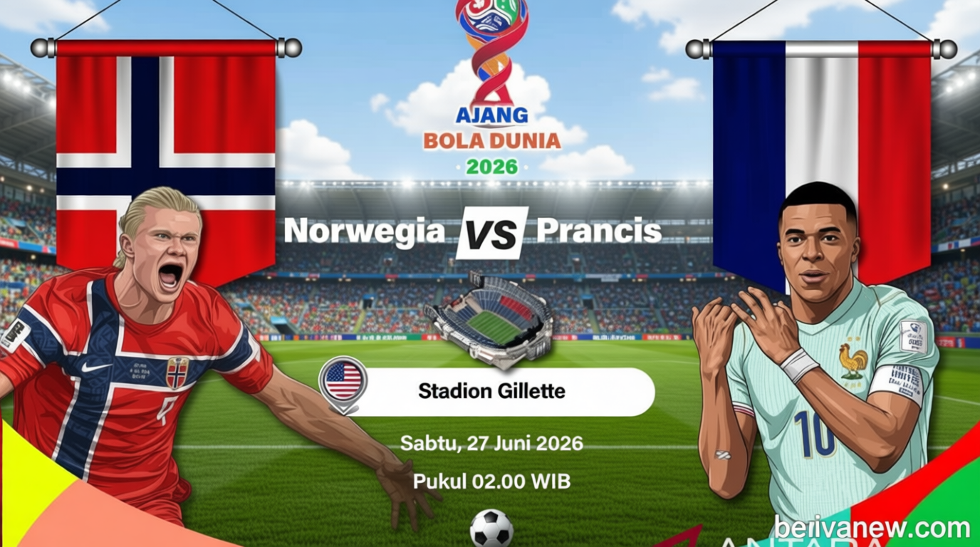 Perebutan Juara Grup I: Susunan Pemain Norwegia vs Prancis di Piala Dunia 2026