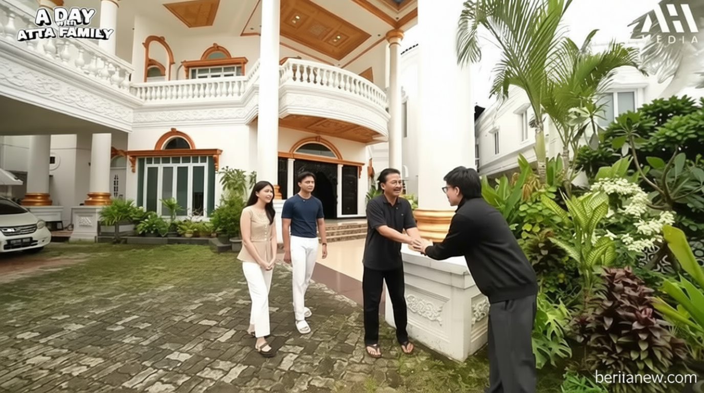6 Foto Fasad Rumah Aktor Senior Herdin Hidayat, Bergaya Eropa Klasik dengan Tampilan Mewah dan Megah