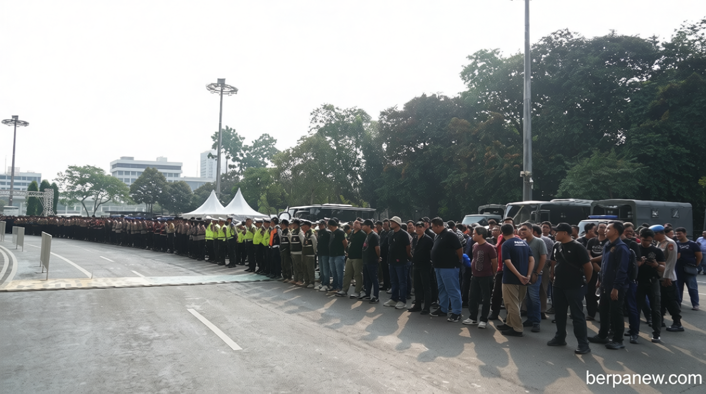 1.400 Personel Gabungan Amankan Laga Indonesia vs Oman di GBK, Suporter Dilarang Bawa Flare dan Petasan