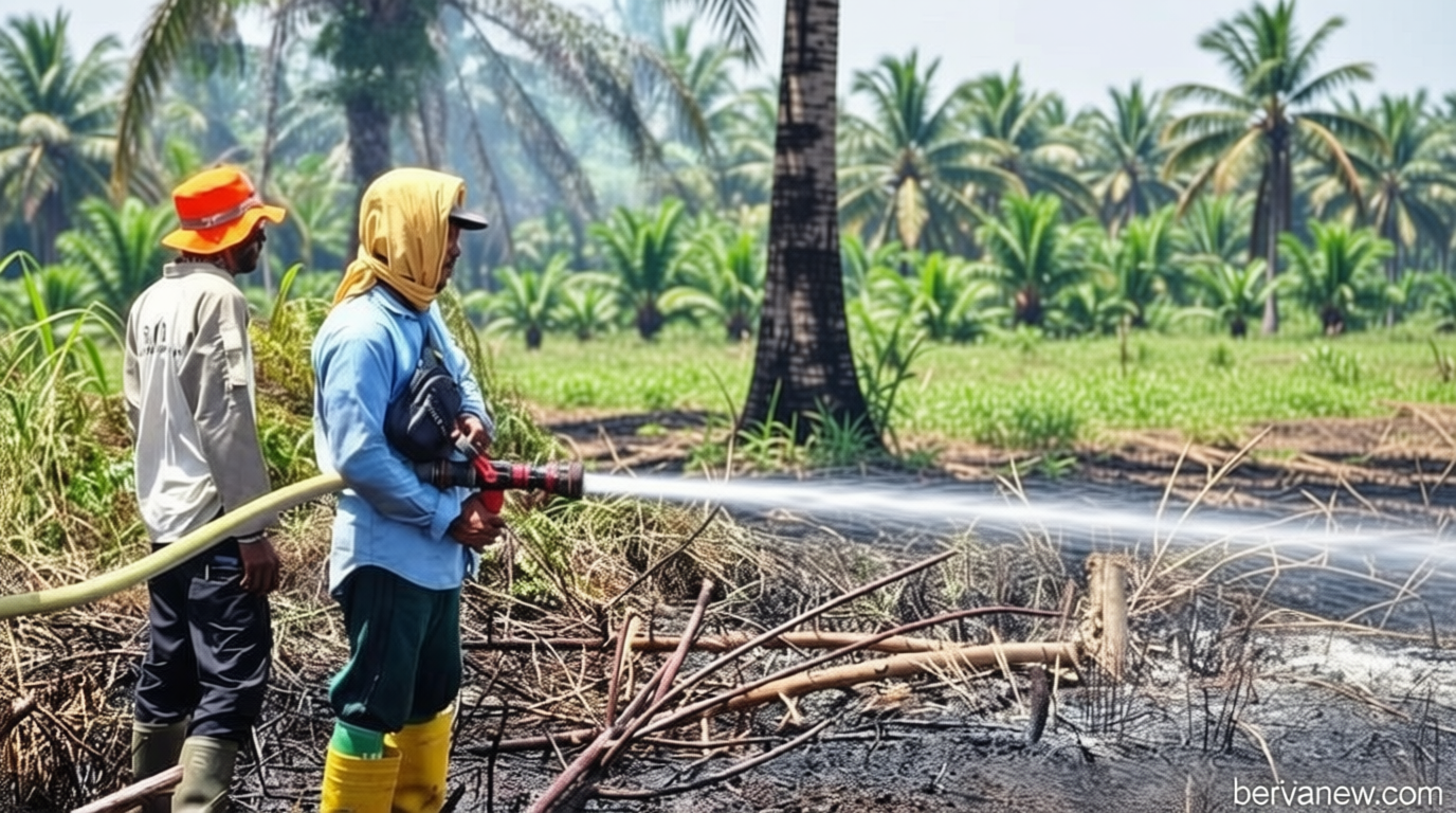 Kebakaran Lahan Nagan Raya Meluas hingga 60 Hektare, Tim Gabungan Terus Berjibaku
