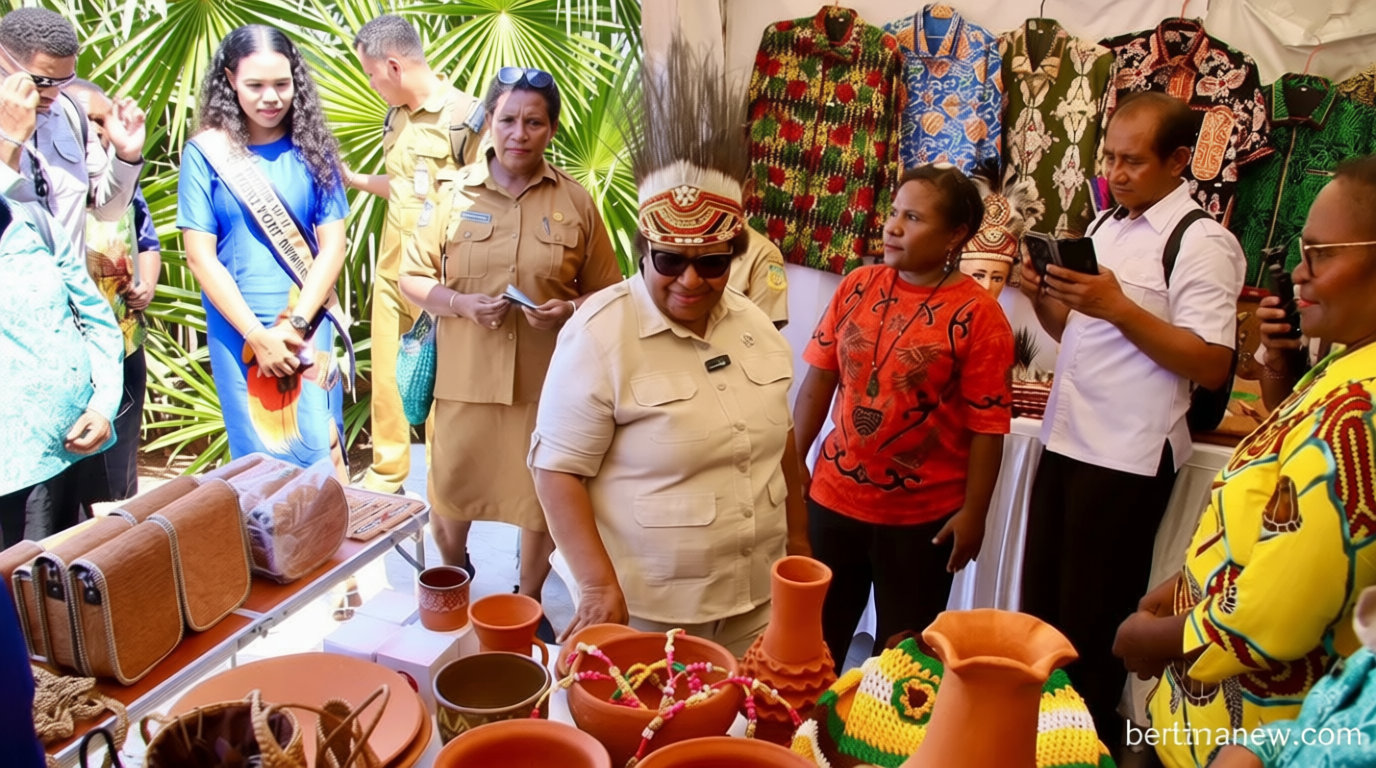 Buka Pasar Murah dan Pameran UMKM di Papua, Wamendagri Ribka Dorong Penguatan Ekonomi Kreatif