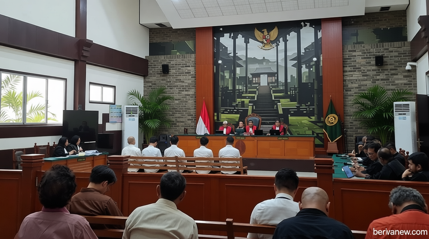 Tiga Aktor Intelektual Pembunuh Kepala Cabang Bank Ilham Pradipta Dituntut 15 Tahun Penjara