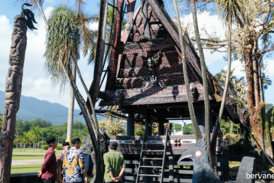 Latest Program: Pemkot Medan Segera Perbaiki Replika Rumah Adat Batak yang Terbakar