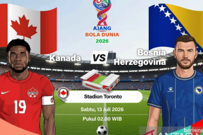 Main Agenda: Piala Dunia 2026: Intip Susunan Pemain Kanada vs Bosnia-Herzegovina di Laga Grup B