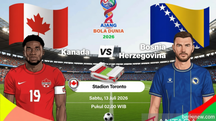 Main Agenda: Piala Dunia 2026: Intip Susunan Pemain Kanada vs Bosnia-Herzegovina di Laga Grup B
