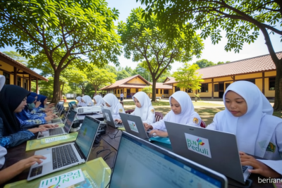 New Policy: PLN Sumut Perkuat Literasi Digital MTs Muhammadiyah 19 Langkat Lewat Pelatihan Desain Grafis