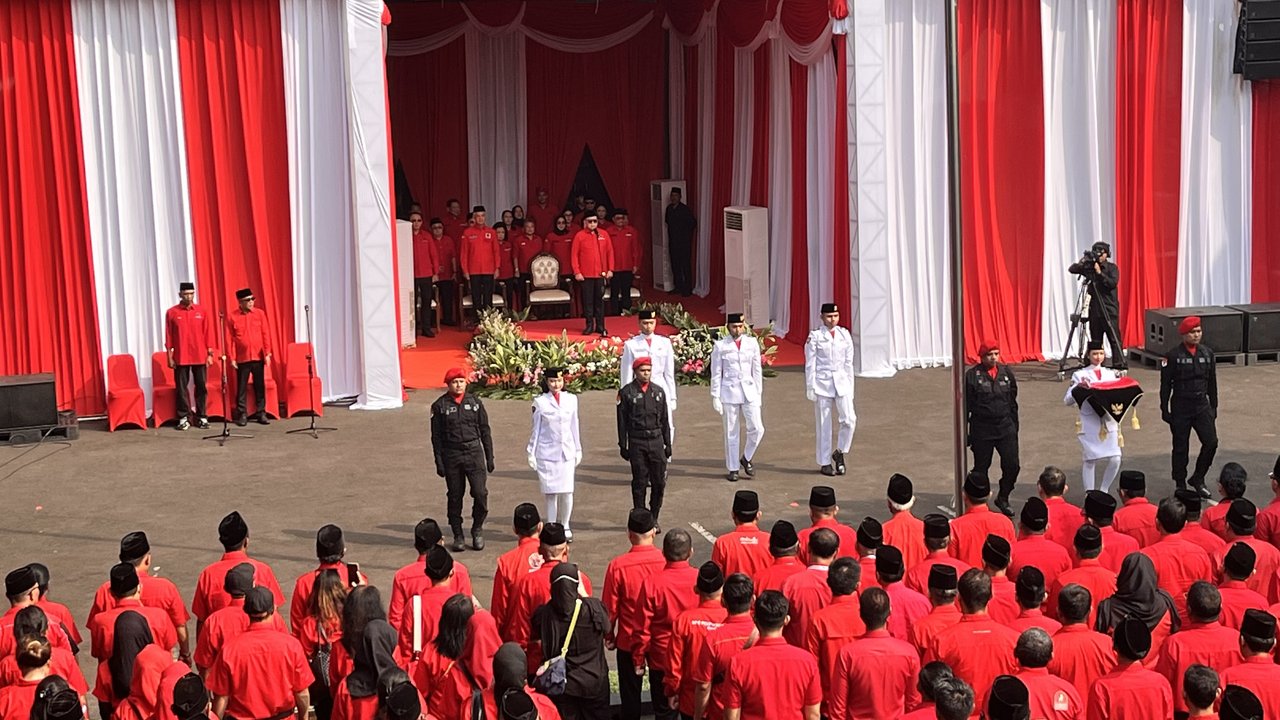 Saat Upacara Hari Pancasila, Hasto Soroti Gejala Menguatnya Militerisme di Indonesia