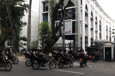 Special Plan: 620 Personel Gabungan TNI-Polri Kawal Aksi Mahasiswa di Medan, Water Cannon Disiagakan