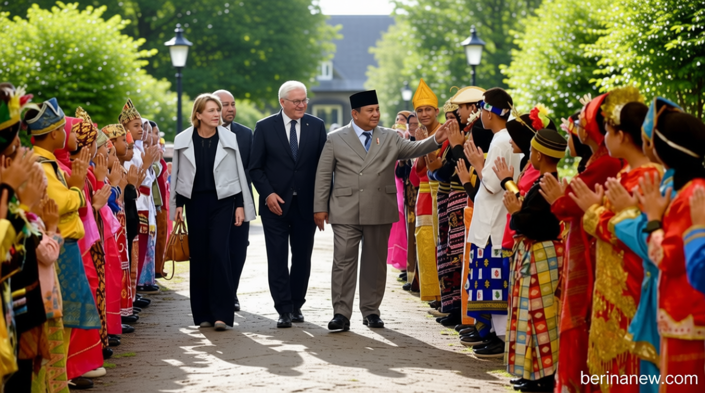 Jamuan Kenegaraan Indonesia-Jerman, Prabowo Tegaskan Kemitraan Strategis Hadapi Tantangan Global
