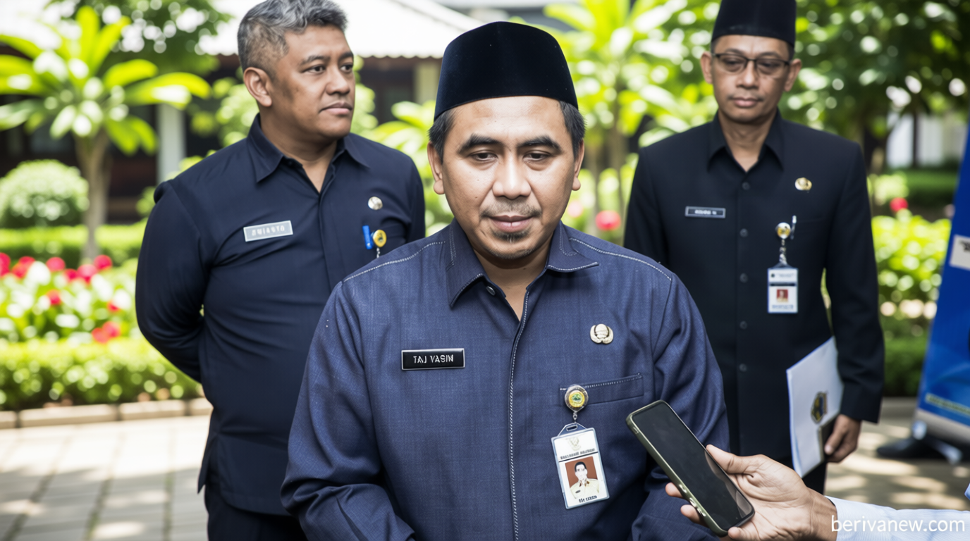 Main Agenda: Demo Mahasiswa di Semarang, Wagub Taj Yasin: Kawal Aspirasi Mahasiswa Agar Tersampaikan
