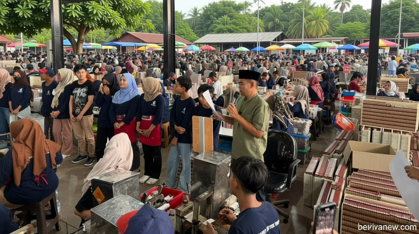 150 Karyawan Dapat Rezeki Nomplok Diberangkatkan Umrah, Pesan Bos Rokok HS Bikin Haru