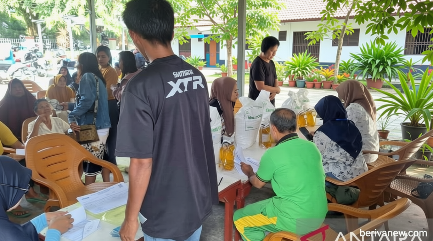 Dinpanpertan Bangka Salurkan Bantuan Pangan untuk Puluhan Ribu KPM, Ini Detailnya