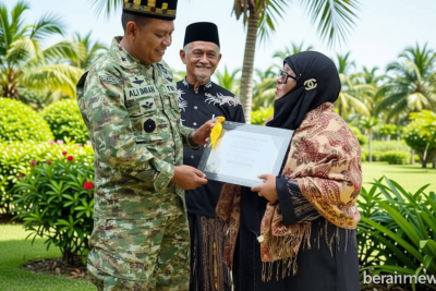 Key Strategy: TNI Bangun Balai Pengajian Anak Yatim di Aceh Utara, Wujud Kepedulian Pasca Bencana