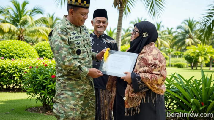 Key Strategy: TNI Bangun Balai Pengajian Anak Yatim di Aceh Utara, Wujud Kepedulian Pasca Bencana