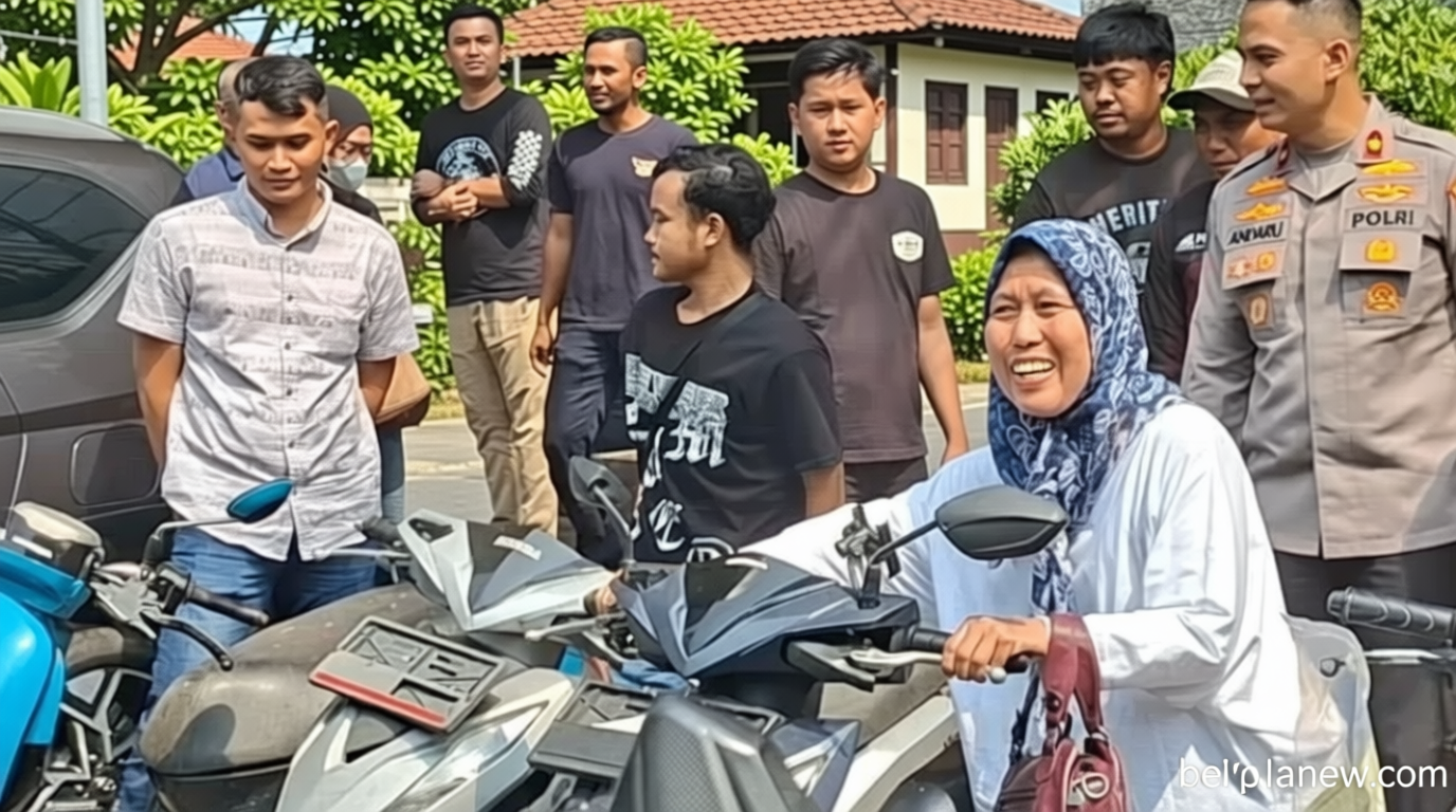 Senyum Semringah Bu Guru Nurjanah Motornya Kembali Usai 4 Bulan Hilang Digondol Maling