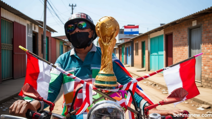 New Policy: FOTO: Ratusan Warga Gelar Konvoi Sambut Piala Dunia 2026