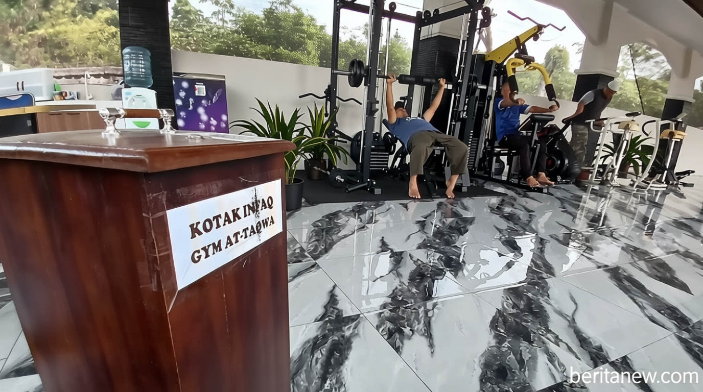 FOTO: Masjid At Taqwa Pamulang Hadirkan Gym Gratis untuk Jamaah dan Warga